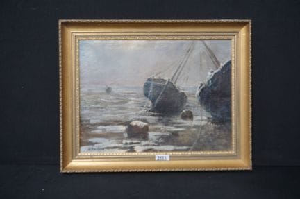 ALBERT BAERTSOEN (1866 - 1922) - « Mer du Nord - g