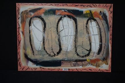 GLENN VANDE SANDE (1961 -  ) - « Untitled » - acry