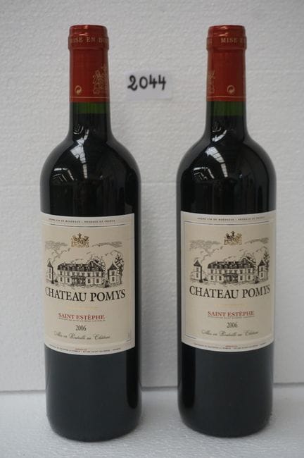CHÂTEAU POMYS - 12 bouteilles de vin rouge - 2006 