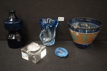 belle collection de cristal et de verre vintage – 