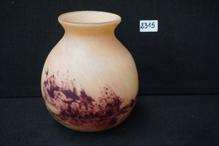 LAGNY, FRANCIA - bellissimo vaso in pâte de verre 