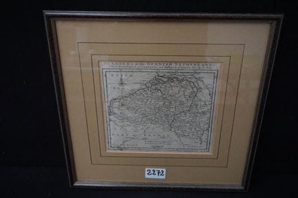 Mappa cartografica del XVII secolo dei Paesi Bassi