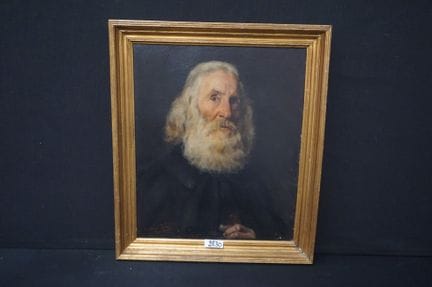 EDMOND SUAU (1871 - 1929) - « L'Apôtre » - huile s
