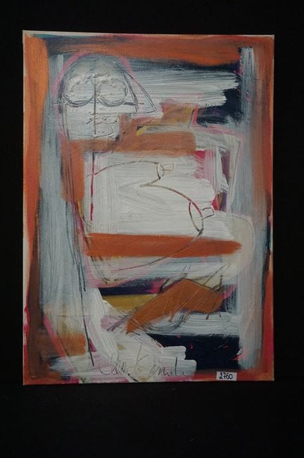 GLENN VANDE SANDE (1961 -  ) - « Untitled » - acry