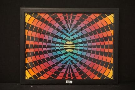 aquarelle - « composition géométrique » - 70 x 53 