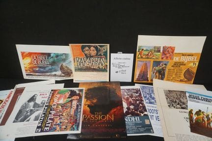 joli lot d'affiches de cinéma vintage - environ 15