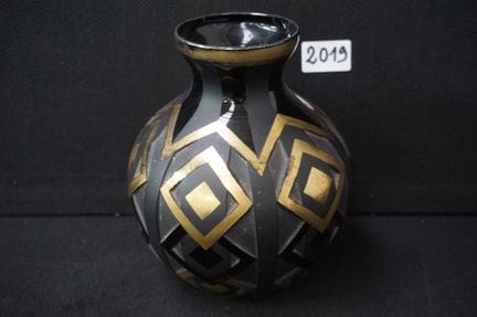 PAUL BERNARD GOBENA - magnifique vase Art déco en 