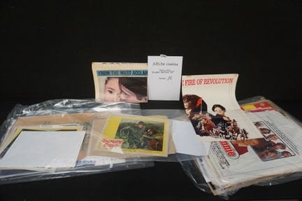 joli lot d'affiches de cinéma vintage - environ 82