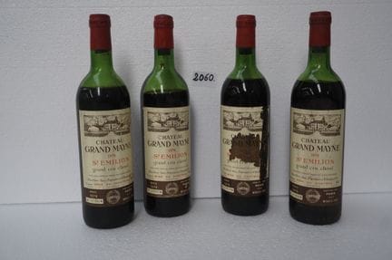 CHÂTEAU GRAND MAYNE - 4 bouteilles de vin rouge - 