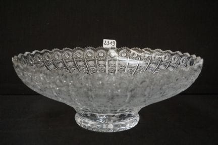 Beautiful, large centerpiece—hand-cut crystal—star