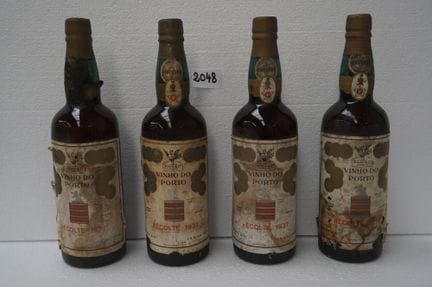 PINTO &amp; CO - 波特酒 - 1937年份 - 4瓶波特酒（状况及液位：见照片）