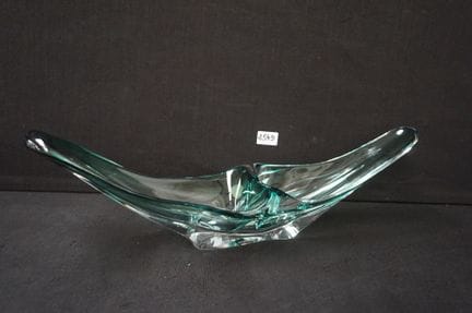 VAL SAINT LAMBERT - large vintage crystal bowl - s