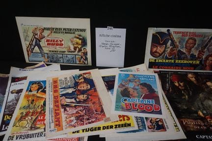 joli lot d'affiches de cinéma vintage - environ 20