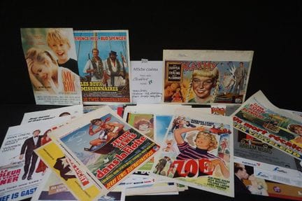 belle série d'affiches de cinéma vintage - environ