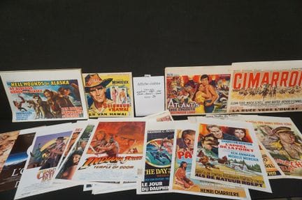 joli lot d'affiches de cinéma vintage - environ 50
