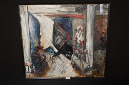 LUCAS - « Intérieur » - acrylique sur panneau - si