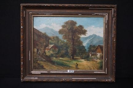CHARLES WILDT (1851 - 1912) - « Paysage de montagn
