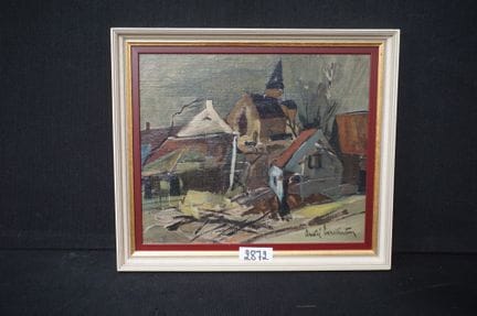 ANDRE VERSTRAETEN (1901 - 1973) - « Village en Fla