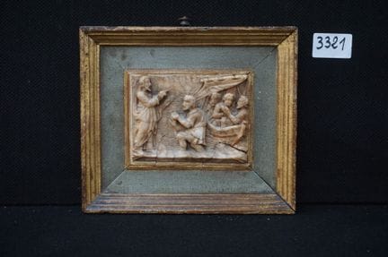 Wunderschönes Basrelief aus Alabaster aus dem 17. 