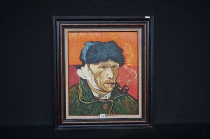 Rahmen mit Reproduktion auf Leinwand von VINCENT V