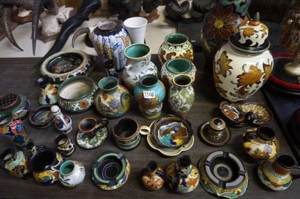 GOUDA - approx. 35 ceramic pieces - various shapes