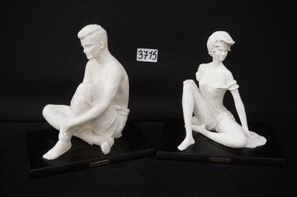 EMILIO CASAROLLO – 2 Skulpturen im CAPODIMONTE-Sti