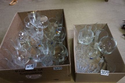 assorted glasses