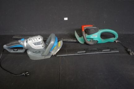 2 elektrische Heckenscheren