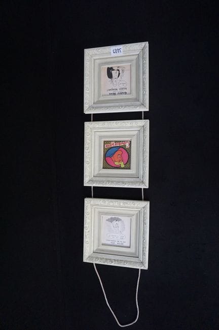 HERR SEELE (1959 - ) - 3 个画框，内有各种版画 - 画框尺寸：22 x 22