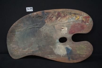 Wooden artist's palette - FRANS AERTS collection -