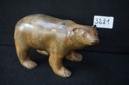 PIERRE CHENET – „Eisbär“ – Skulptur aus Bronze – s