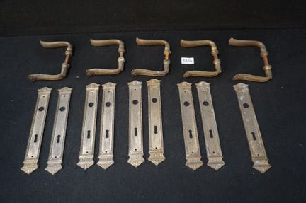 5 Türklinken aus Bronze