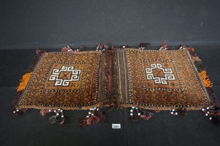 handgeknüpfter Teppich – Satteltasche