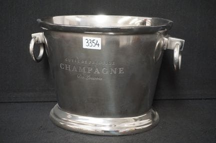 银色金属香槟冷却器——“CUVEE DE PRESTIGE - CHAMPAGNE         