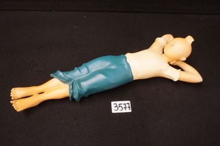 Vintage-Figur aus Kunstharz – TINTIN – KUIFJE – „T