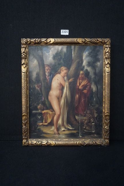 Religiöses Gemälde – „Susanna und die Ältesten“ – 