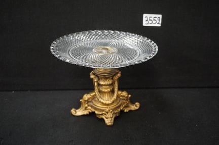 BACCARAT - beautiful crystal table centerpiece on 