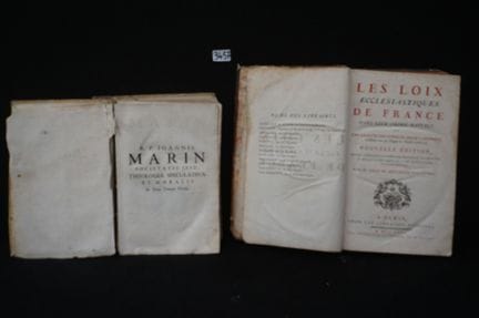 2 antike Bücher (aus den Jahren 1720 und 1771) – „