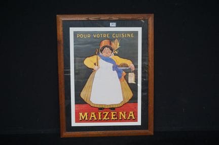 Rahmen – „MAIZENA“ – aus dem Jahr 1998 – Glas zerb