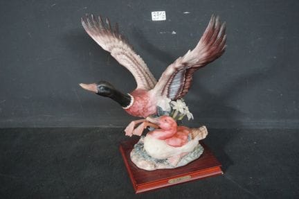 Large Italian polychrome resin sculpture - designe