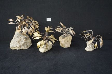 DANIEL D'HAESELEER (1947 –  ) – 4 Skulpturen aus M