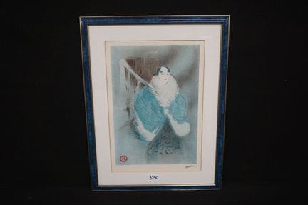 亨利·德·图卢兹-洛特雷克（1864 - 1901）（据原画）——《维也纳的艾尔莎》 丝网版画 ——