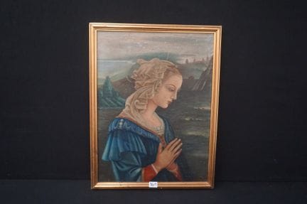Religious painting - "Madonna" - after LIPPO LIPPI