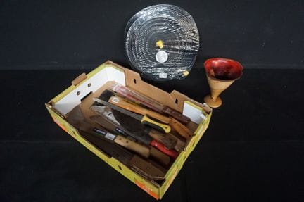 Satz Hackmesser + 20 Meter Gartenschlauch