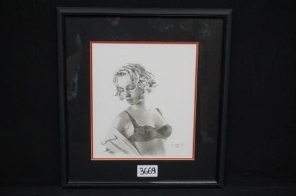 伊格纳斯·范·英格尔戈姆（1954 - 2016）——《充满挑战的年轻女子》——石版画——铅笔签名—