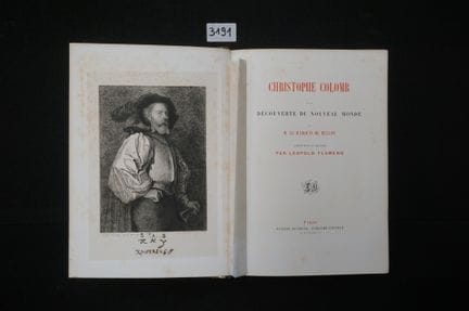 Libro antiguo en francés - «CHRISTOPHE COLOMB» - p