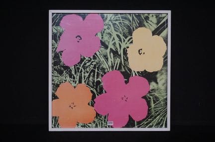 安迪·沃霍尔的偏移版画 - 《Flowers》 - 80 x 80 厘米