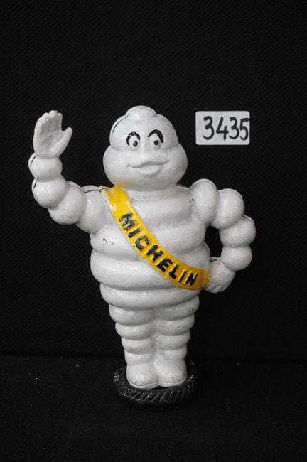 Werbefigur aus Gusseisen – Sparbüchse – „MICHELIN“