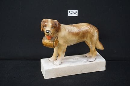 Werbefigur im Vintage-Stil aus Gips – „HENNESSY CO