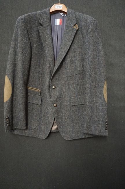 PIERRE CARDIN – graues Sakko aus grauem Tweed mit 